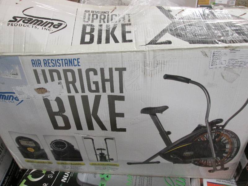 lot 129 image: Stamina Air Resistance Upright Bike...