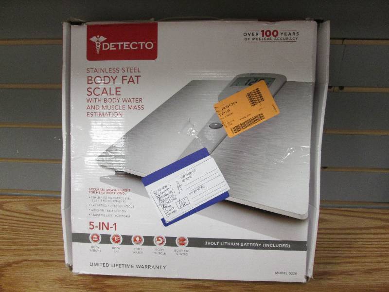 lot 131 image: Detecto Stainless Steel 5-in-1 Body...
