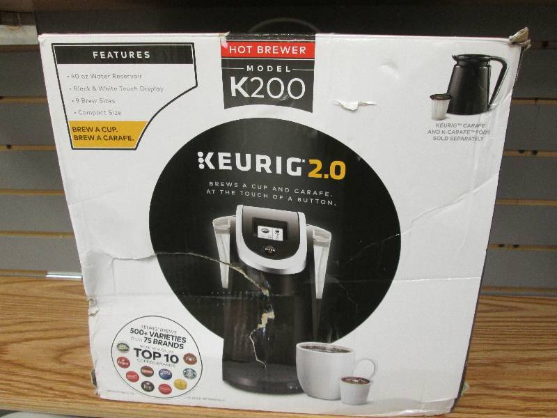 lot 138 image: Keurig 2.0  Brews cupcarafe Model ...