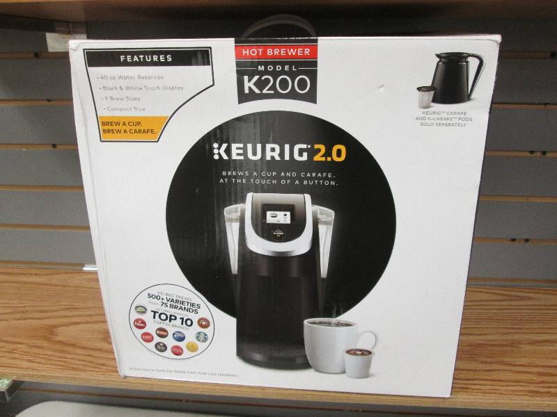 lot 139 image: Keurig 2.0  Brews cupcarafe Model ...