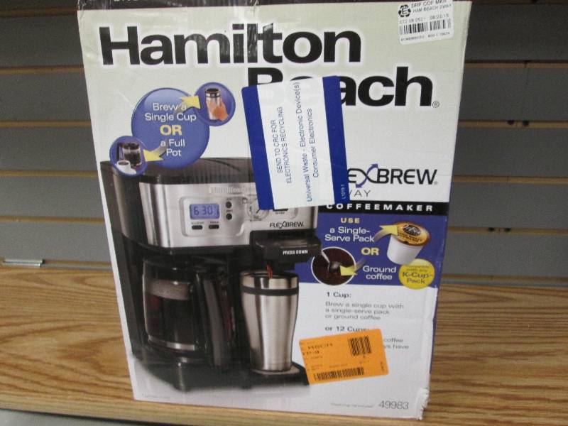 lot 158 image: Hamilton Beach Single Serve Coffee ...