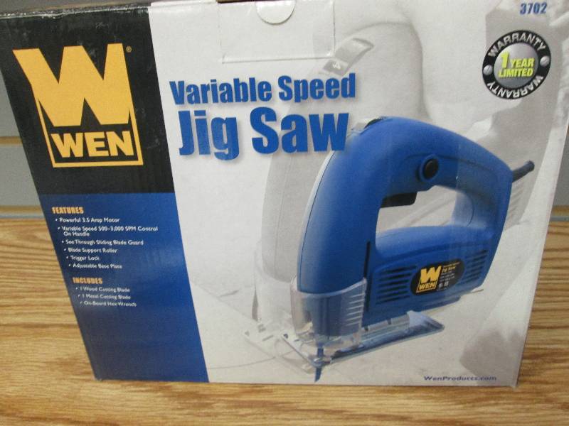 lot 159 image: Wen Variable Speed Jig Saw Retail $...