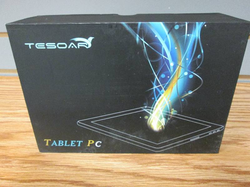 lot 178 image: Tesoar 8GB Black Tablet PC Retail $...