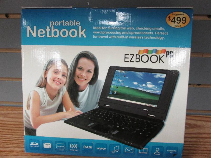 lot 183 image: EZBOOK PC Portable Netbook ideal fo...