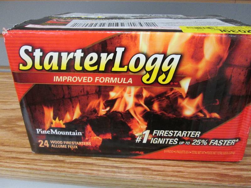 lot 206 image: StarterLogg 24 wood firestarters Re...