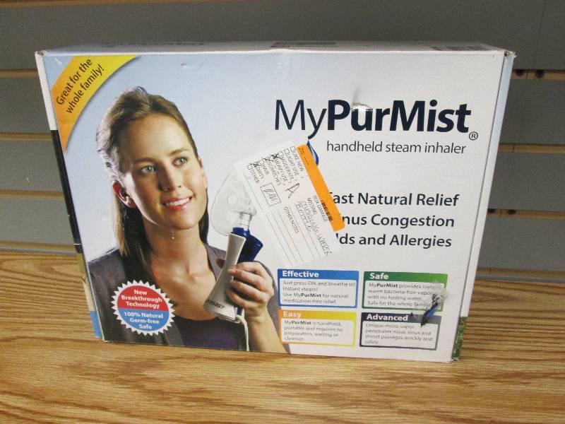 lot 221 image: My PurMist Hand Held Steam Inhaler ...