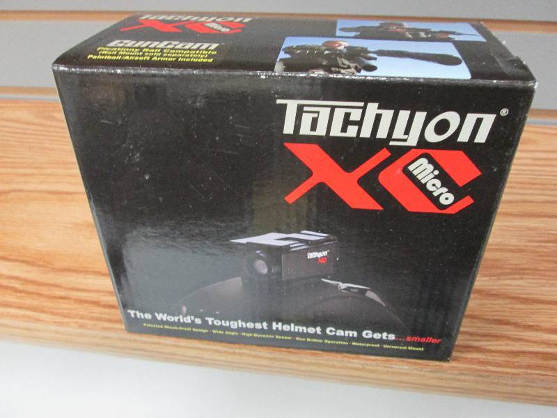 lot 224 image: Tachyon XC Micro Helmet Camera Reta...
