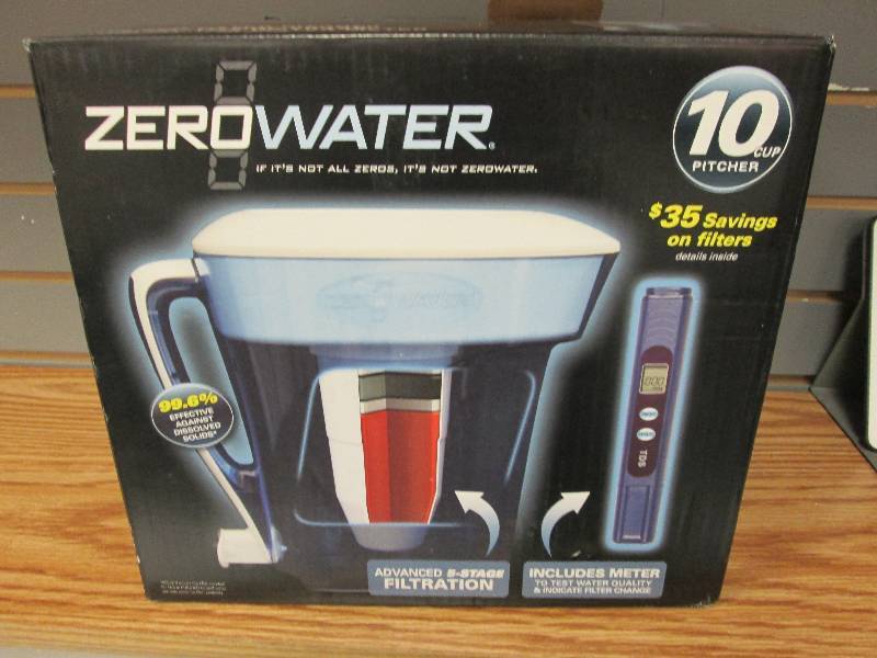 lot 230 image: ZeroWater 10 cup Pitcher Retail $34...
