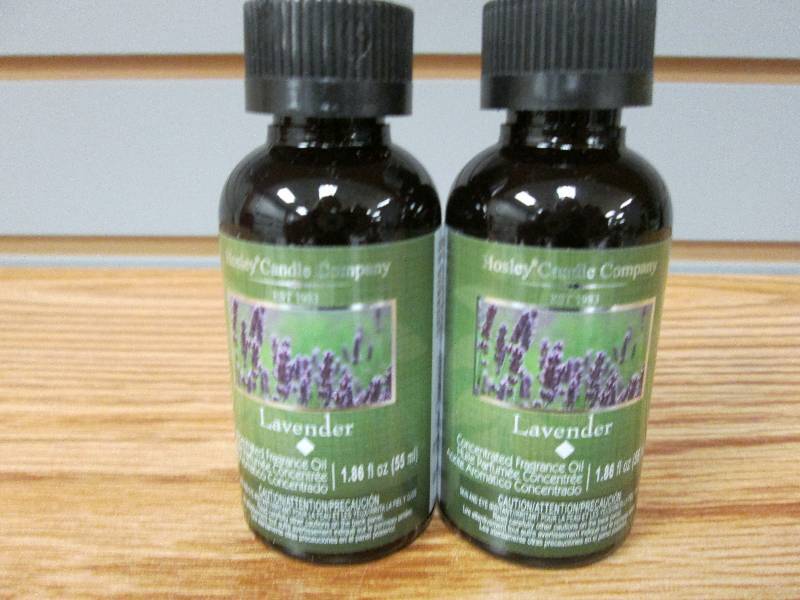 lot 241 image: Hosley Candle Company 2bottles 1.86...