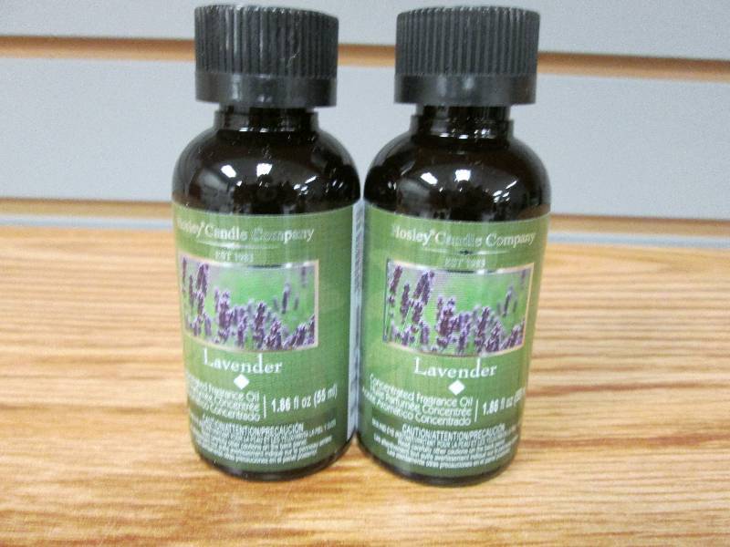 lot 242 image: Hosley Candle Company 2bottles 1.86...