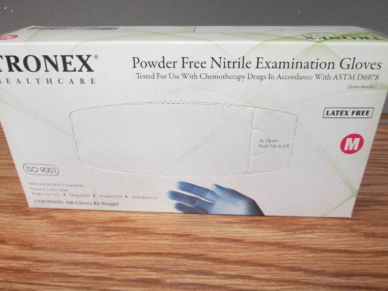 lot 297 image: Tronex Powder Free Nitrile Exam Glo...