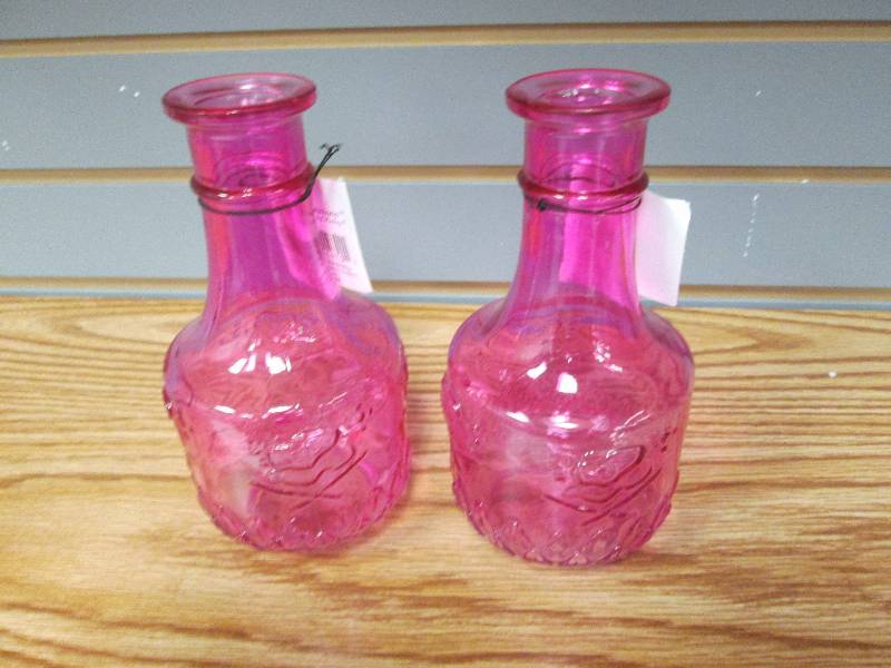 lot 329 image: Elegant Expressions Set of 2 Pink G...