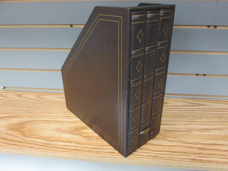 lot 346 image: Decorative Magazine Holder Retail $...