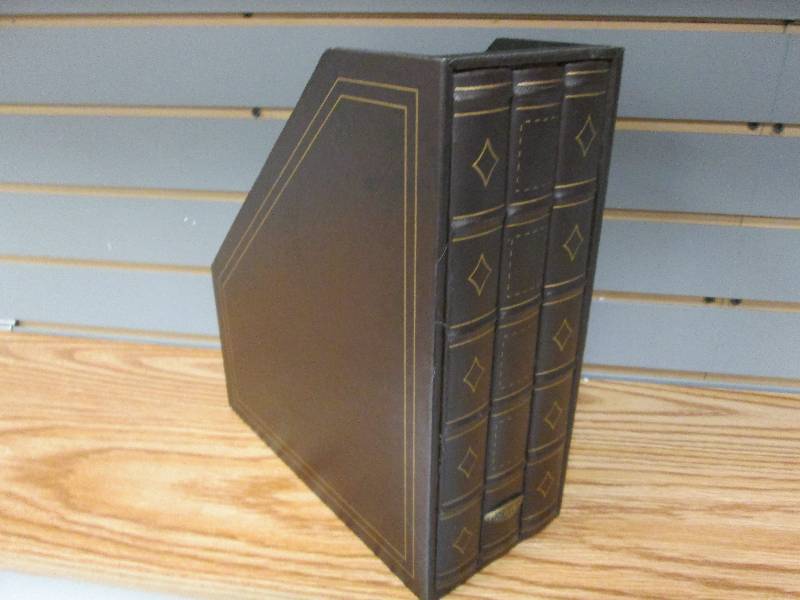 lot 347 image: Decorative Magazine Holder Retail $...