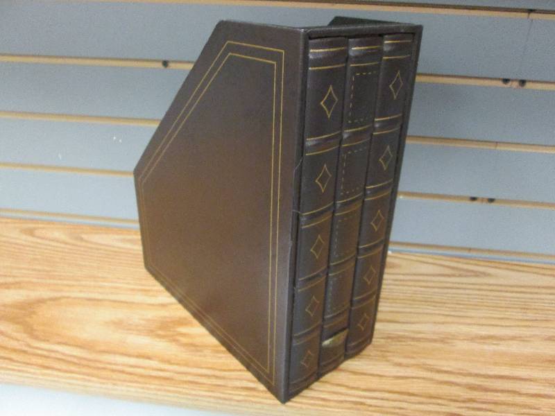 lot 348 image: Decorative Magazine Holder Retail $...