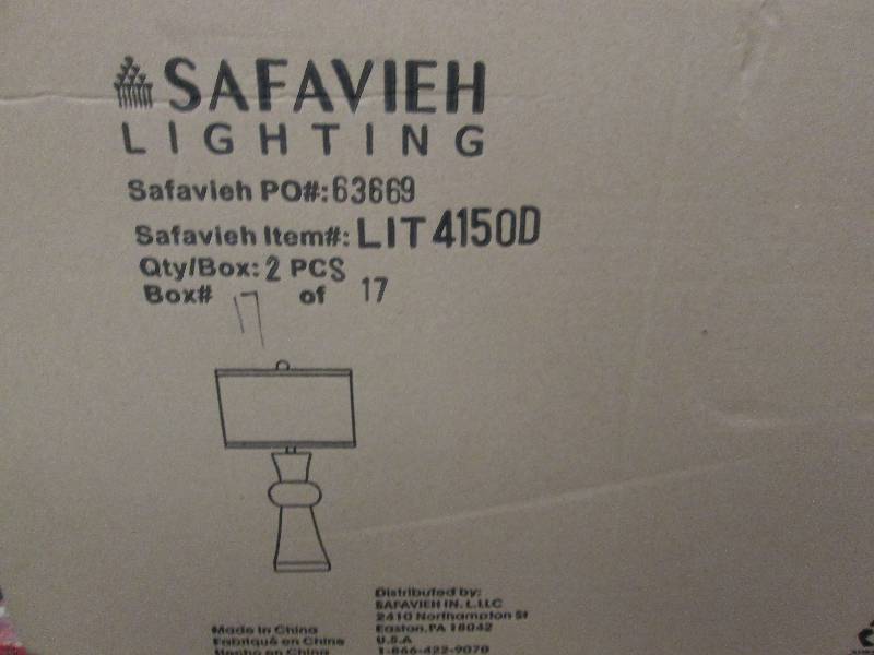 lot 361 image: Safavieh Lighting Collection Set of...