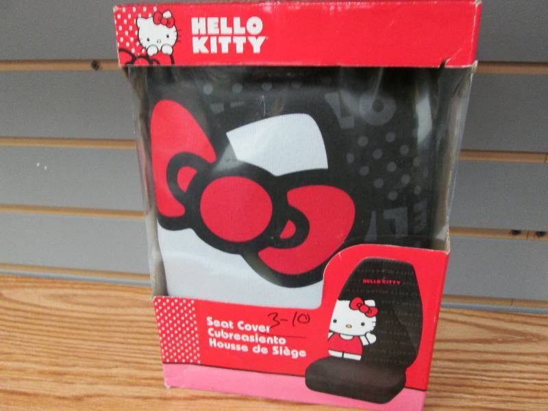 lot 378 image: Hello Kitty BlackWhiteRed Seat Co...