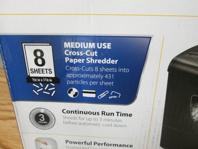 lot 86 image: Fellowes H-8Cd Powershred Paper Shr...
