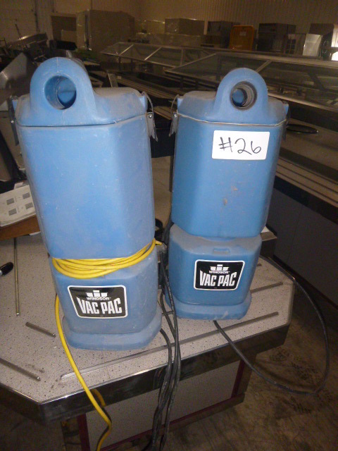 lot 26 image: 2 Windsor Vac Packs
