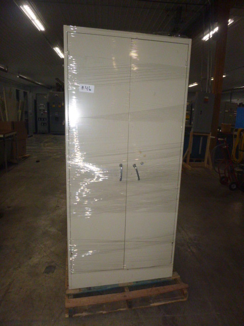 lot 46 image: 2 Metal Storage Cabinets