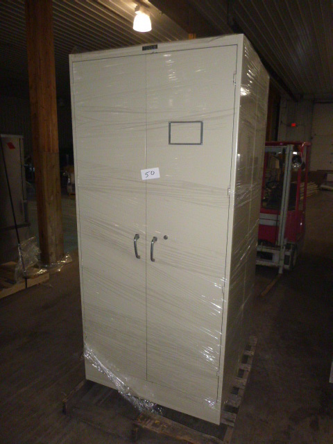 lot 50 image: 2 Metal Storage Cabinets