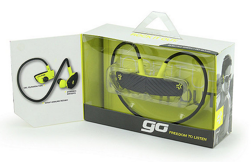 JLAB GO Bluetooth Sport In-Ear Stereo Headphones - Yellow