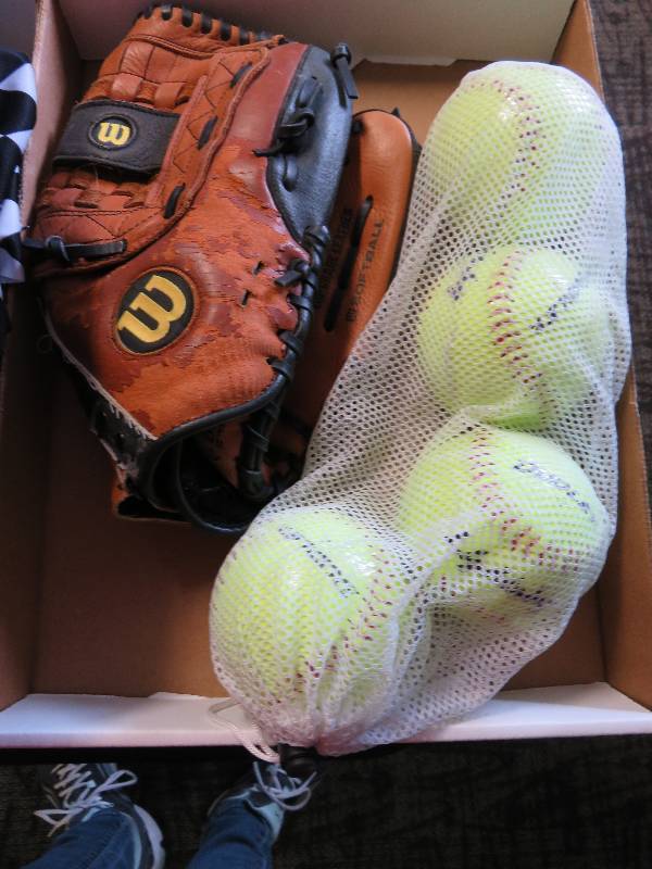 Softballs with Glove