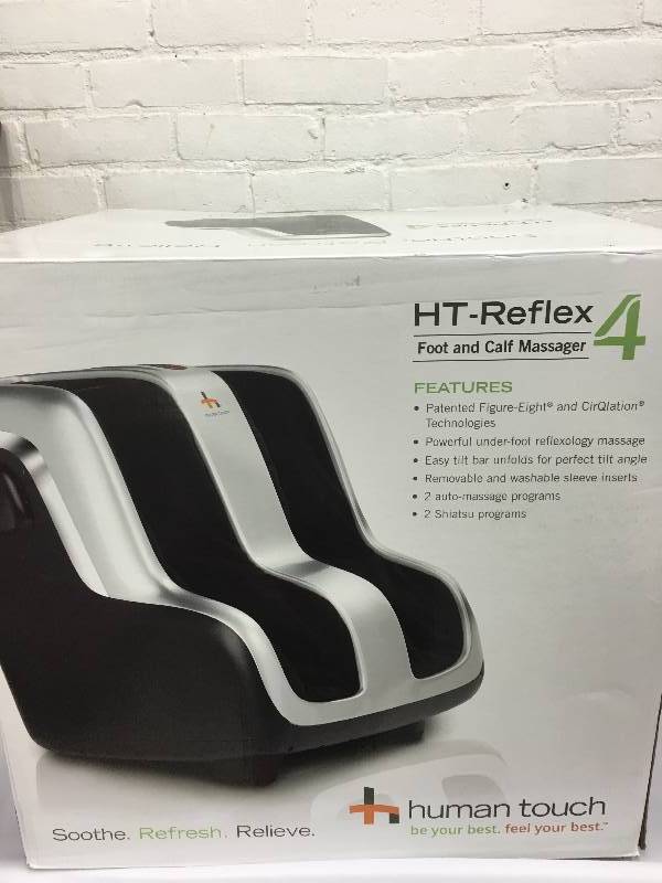 lot 27 image: Human Touch Reflex4 Foot and Calf Massager Retail $200