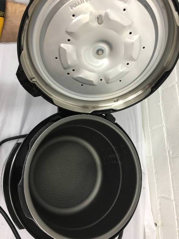 lot 63 image: Power Pressure Cooker XL - Silver Retail $90