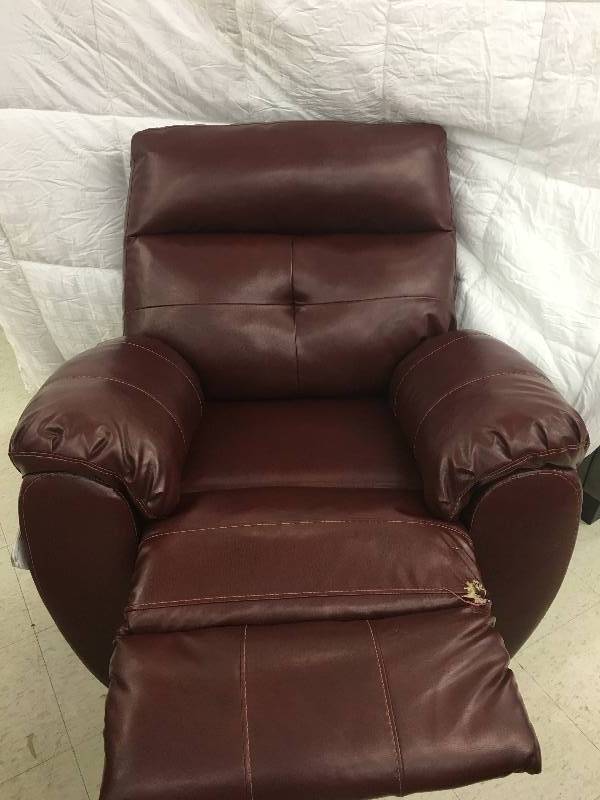 lot 150 image: Ashley Bastrop RockerRecliner - Red retail $399