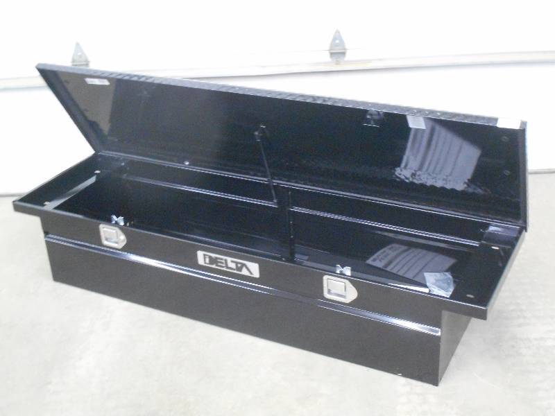 Unused Delta Model DHC145000 Diamond Plate Aluminum Truck Toolbox