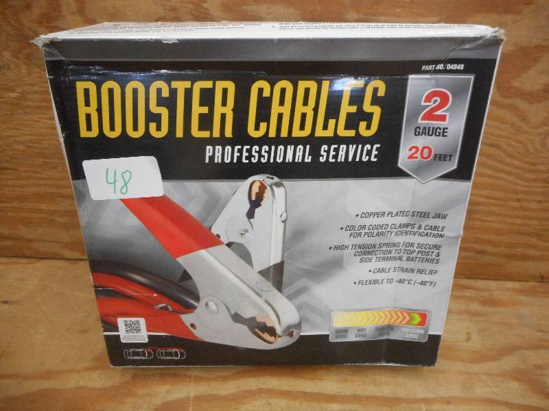 Unused 20ft 2-Gauge Booster Cable S...