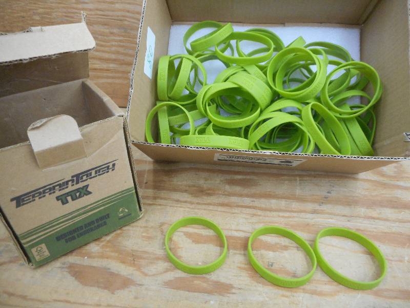 Box Full Of Unused TTX Wristbands ...