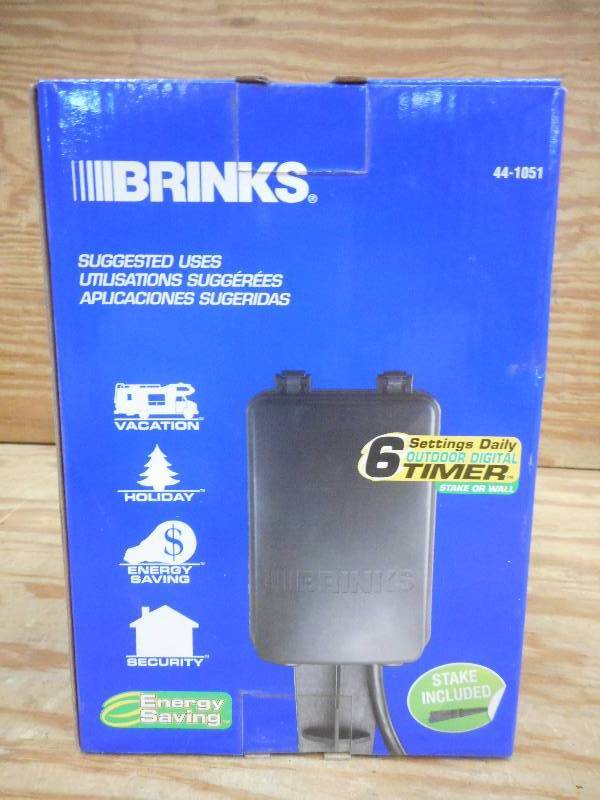 Unused Brinks 6-Setting Daily Outdo...