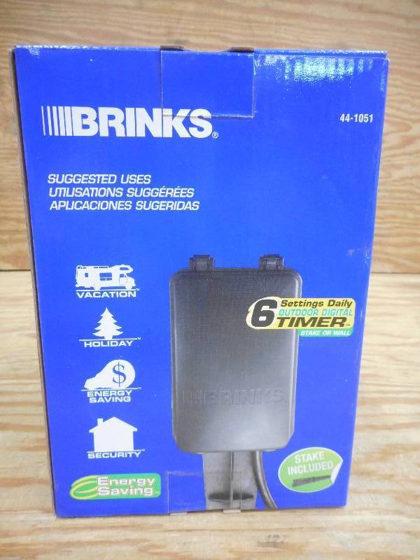 Unused Brinks 6-Setting Daily Outdo...