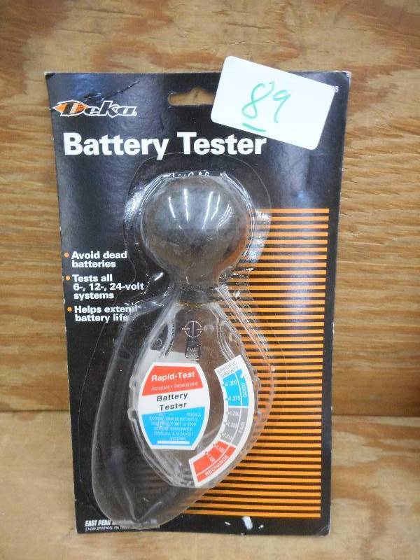 Unused Deka Battery Tester ...