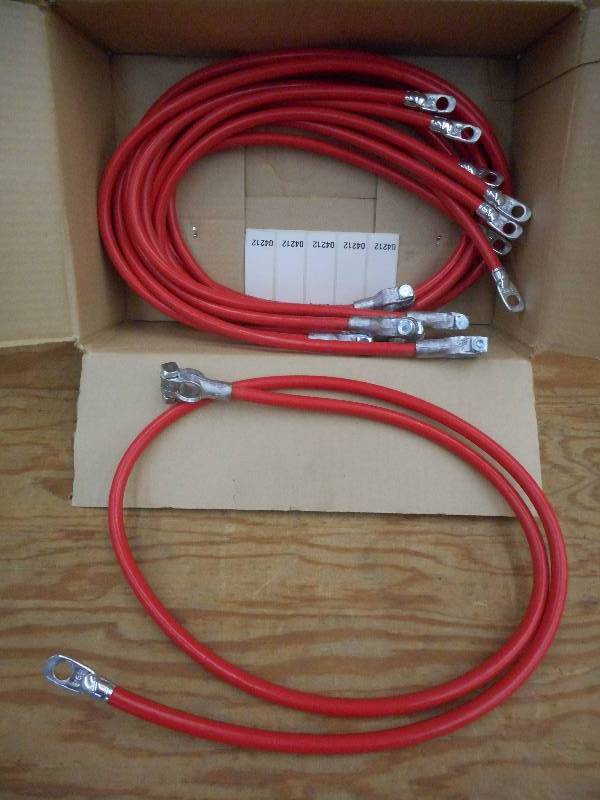(8) Unused 2-Gauge 56 Battery Cabl...