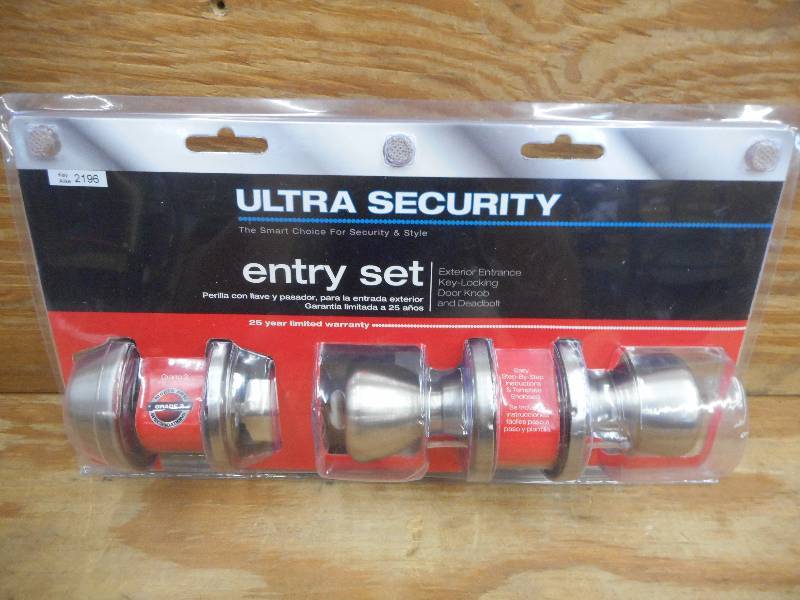 Unused Ultra Security Entry Door Kn...