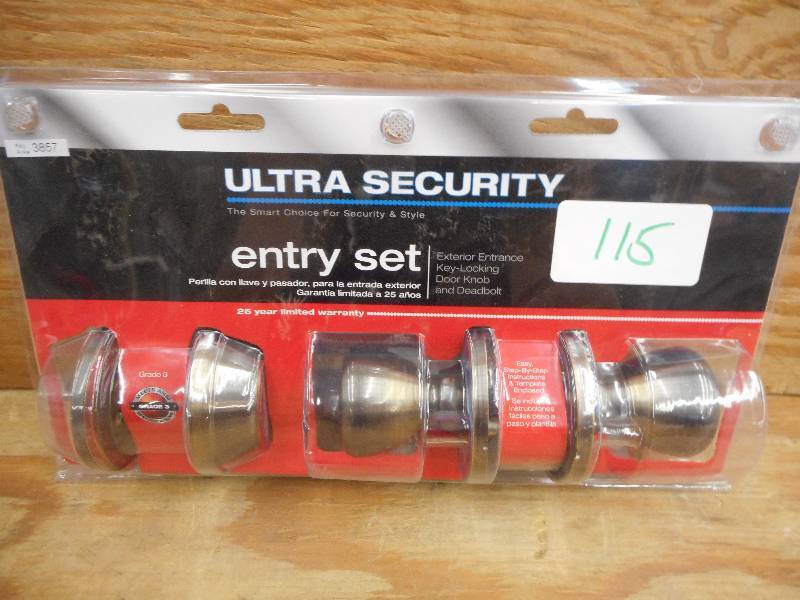 Unused Ultra Security Entry Door Kn...