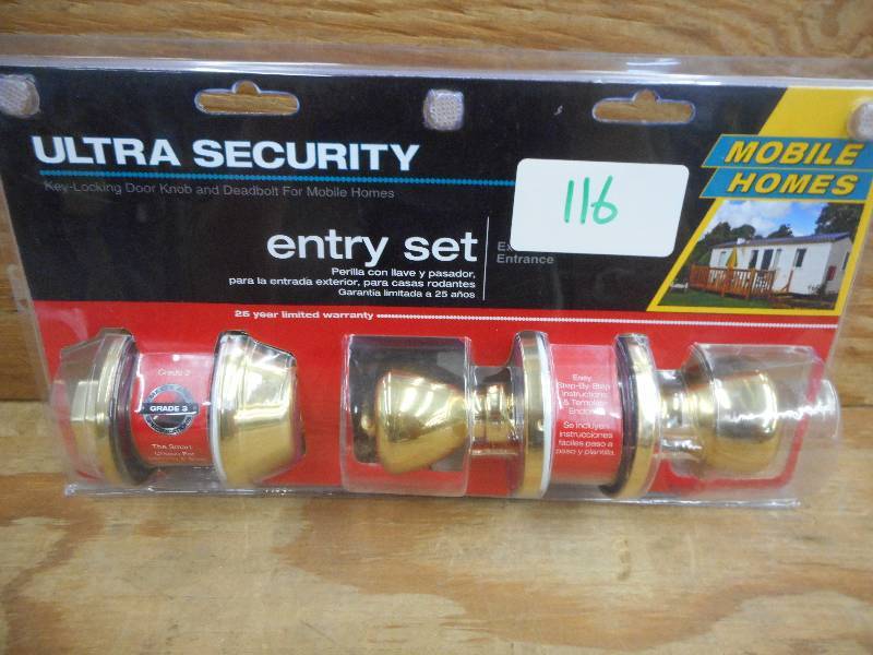 Unused Ultra Security Entry Door Kn...