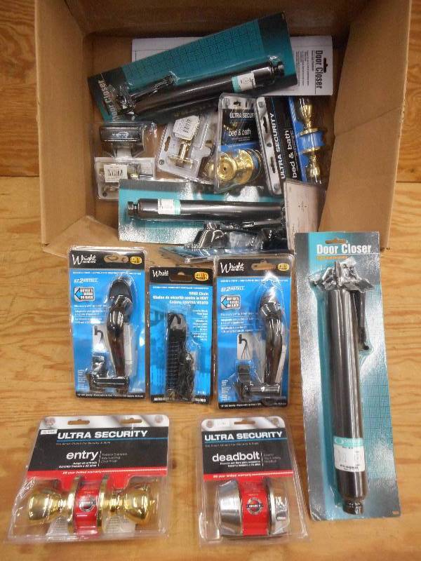 Box Of Assorted Unused Ultra Door C...