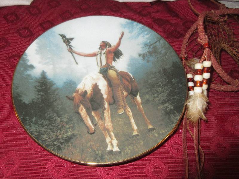 lot 57 image: DREAM CATCHER AND COLLECTOR PLATE