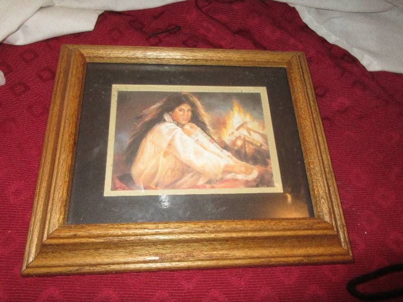 lot 63 image: NATIVE AMERICAN PICTURE