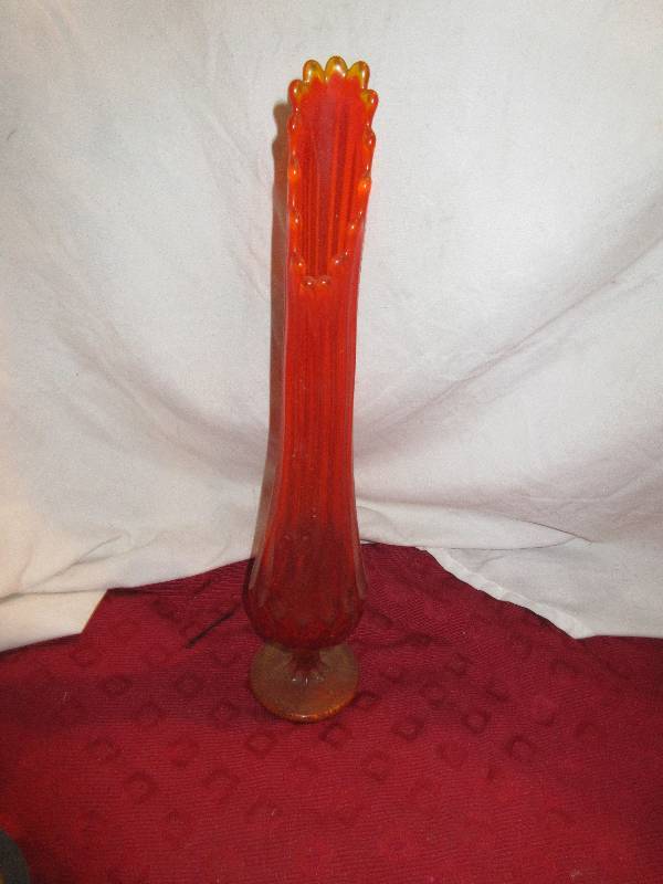 lot 66 image: ORANGE VASE