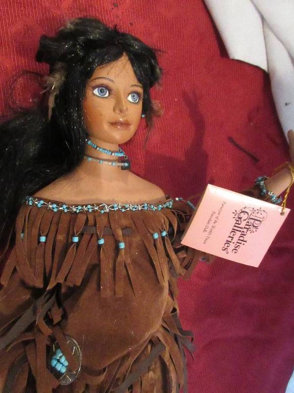 lot 82 image: COLLECTIBLE INDIAN DOLL
