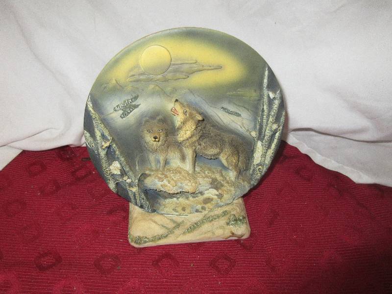 lot 112 image: WOLF COLLECTOR PLATE