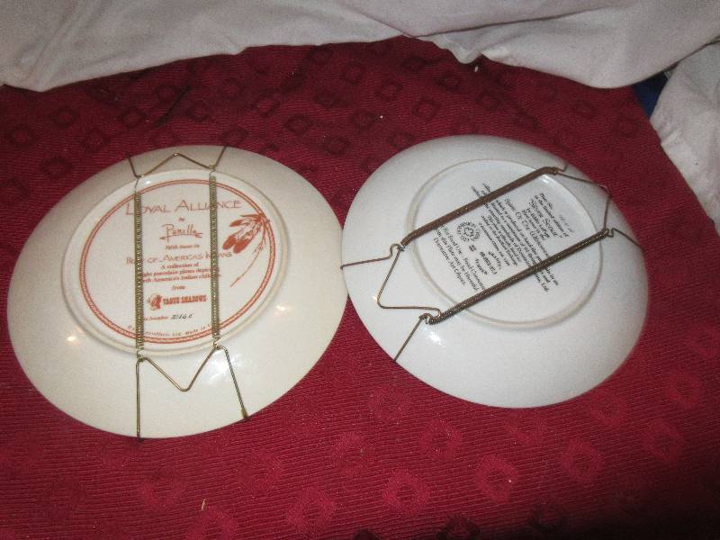 lot 123 image: LIMITED EDITION LOYAL ALOWANC AND 1 SILVER SCOUT COLLECTOR PLATE