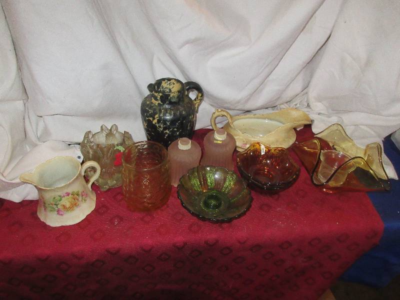 lot 145 image: MISC COLORED GLASSWEAR