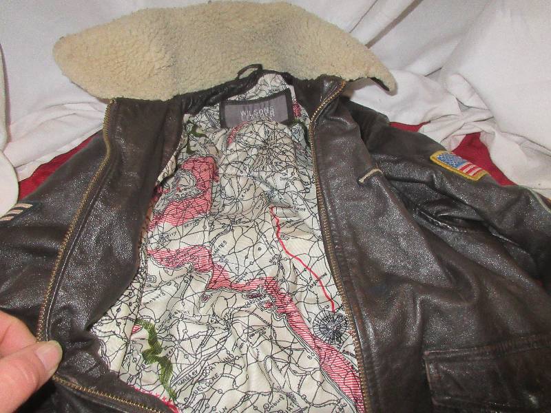 lot 157 image: CHILDS LEATHER JACKET