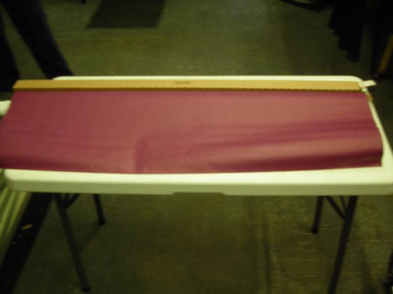 Roll Of 48 Inch Wide x 50 Foot Maroon Craft Paper